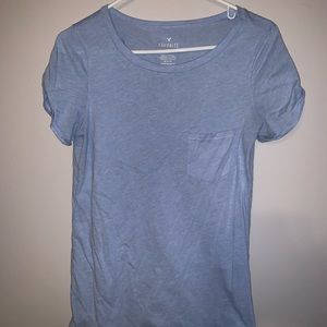 Favorite Blue Pocket Tee